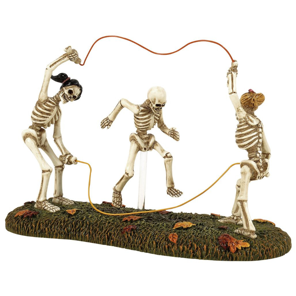 Department 56 Snow Village Halloween Bones Double Dutch Accessory