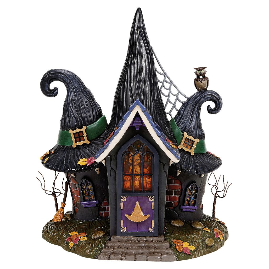 Department 56 Snow Village Halloween 50th Temple of Enlightened Hag Building