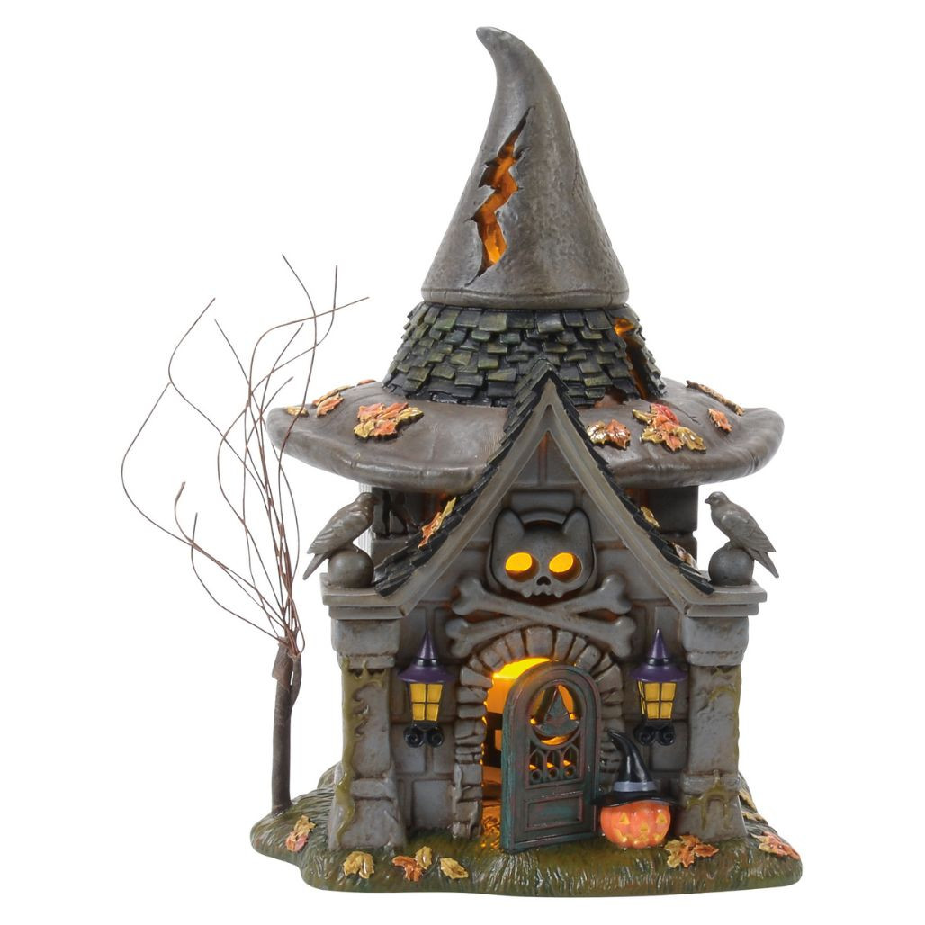 Department 56 Snow Village Halloween 50th Crypt Of The Old Hag Lit Accessory