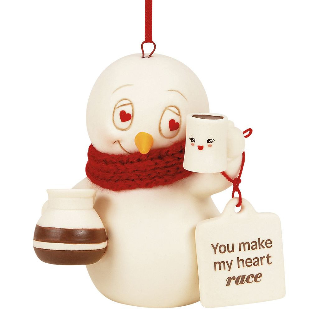Snowpinions You Make My Heart Race Ornament