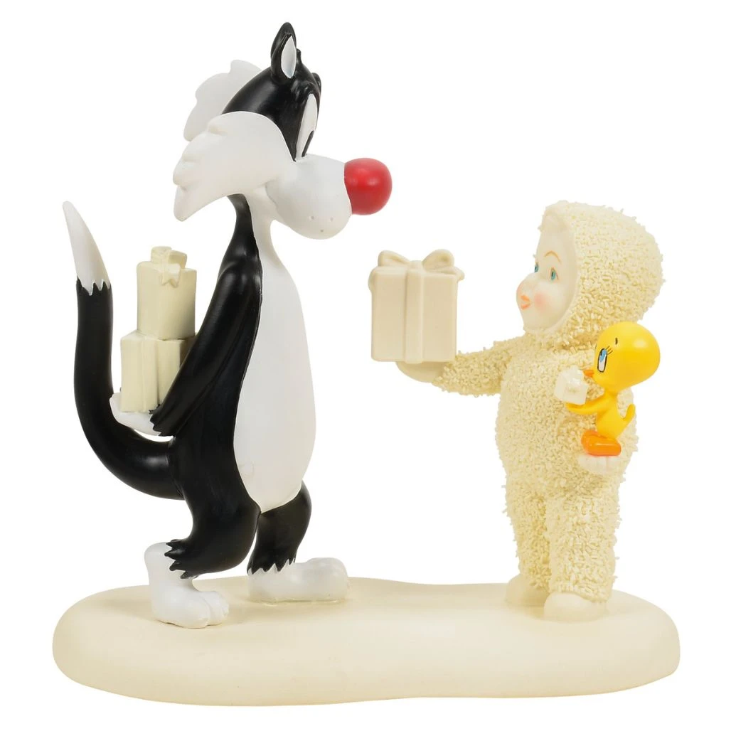 Snowbabies A Pwesent for a Putty Tat Figurine