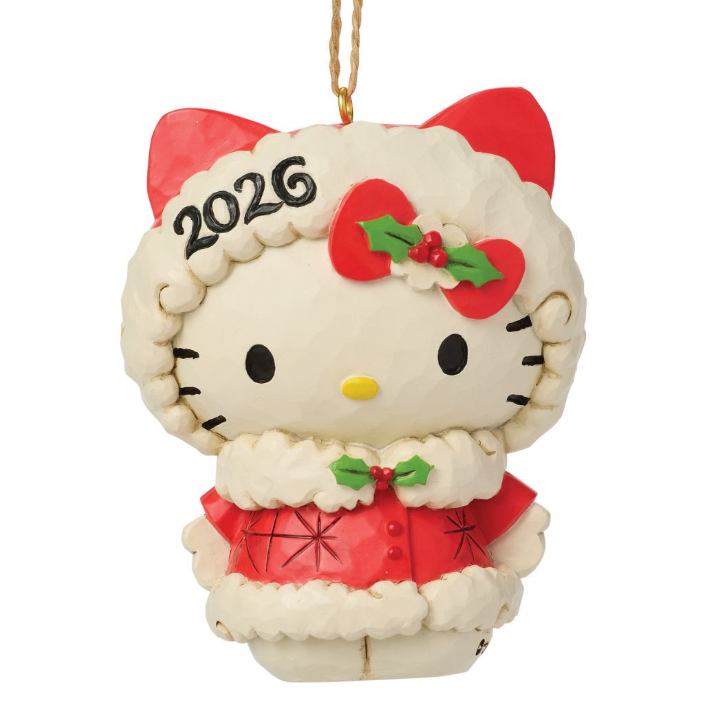 Jim Shore Hello Kitty 2026 Dated Ornament | The Christmas Loft