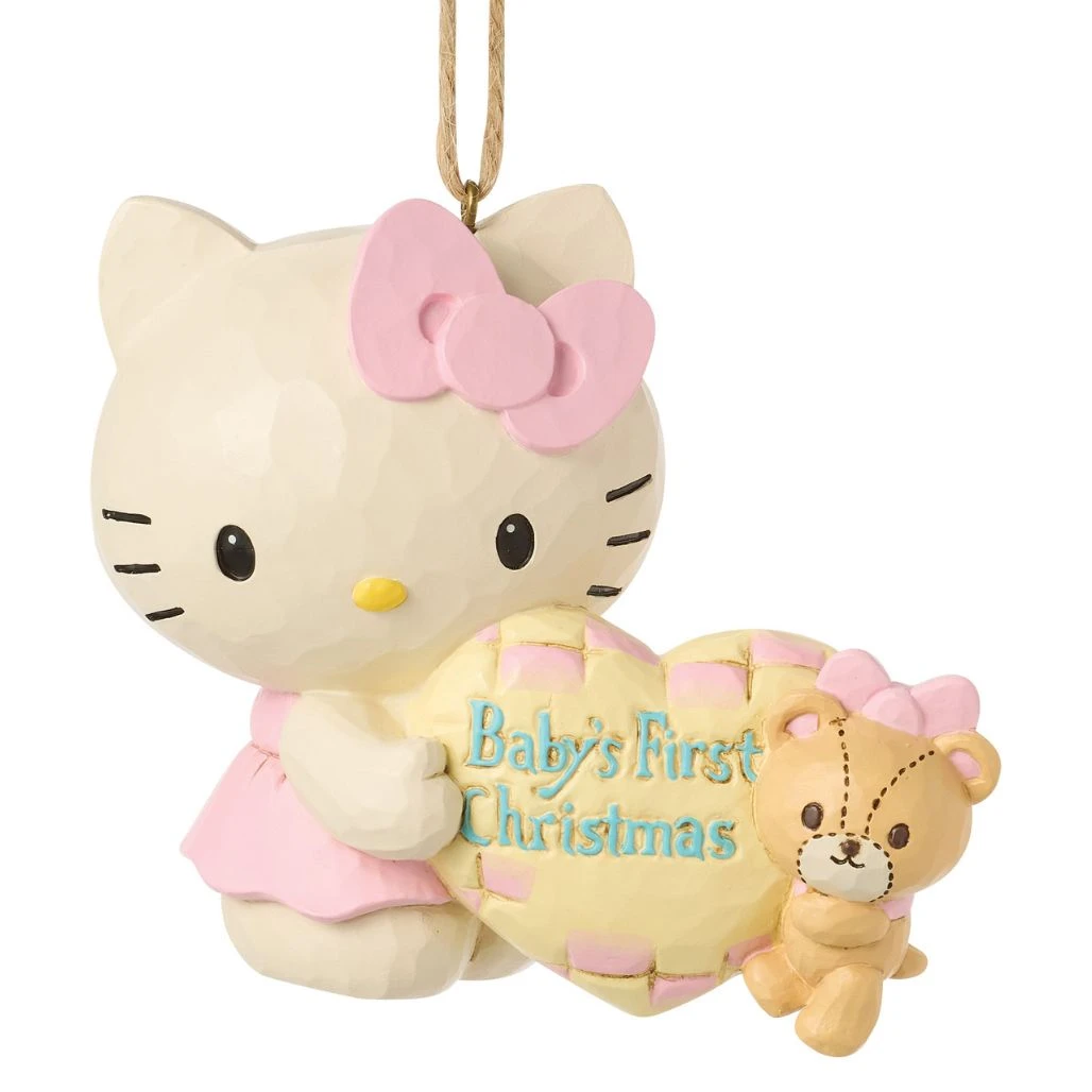 Jim Shore Hello Kitty Baby's First Ornament | The Christmas Loft