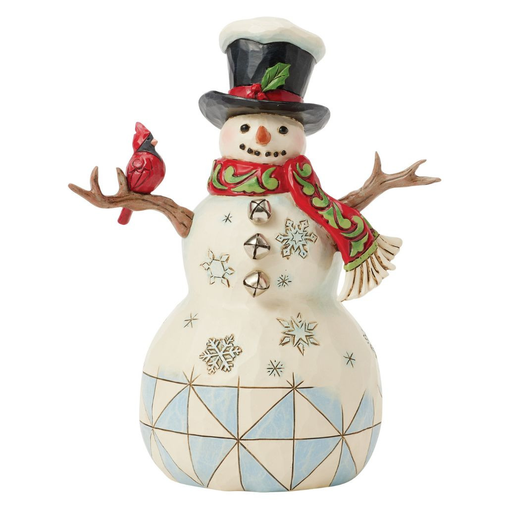 Jim Shore Decembrrr Chill Snowman Figurine