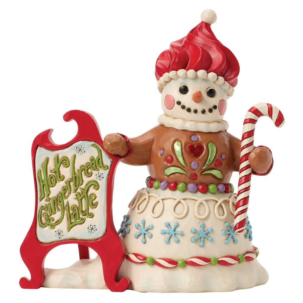 Jim Shore Time For a Sweet Treat! Snowman Figurine