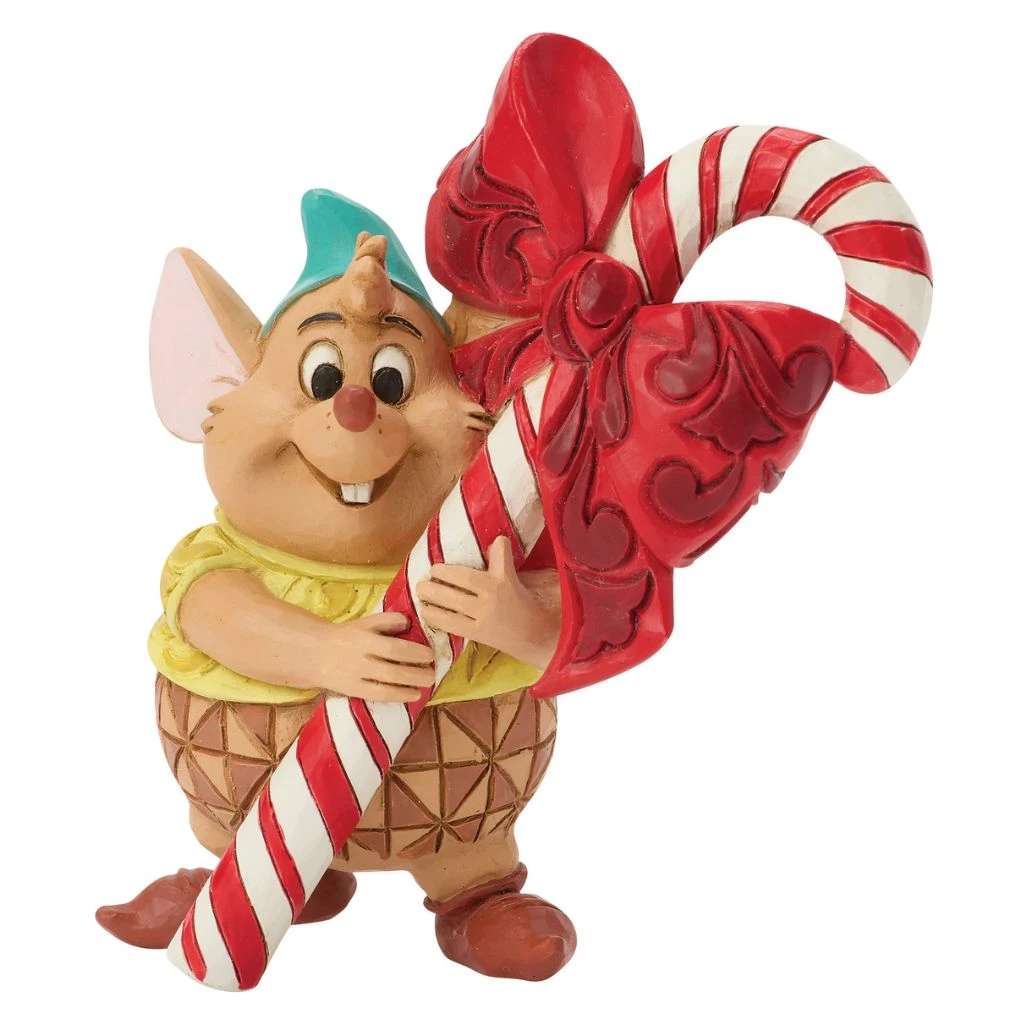 Jim Shore Disney Traditions Gus Candy Cane Mini Figurine