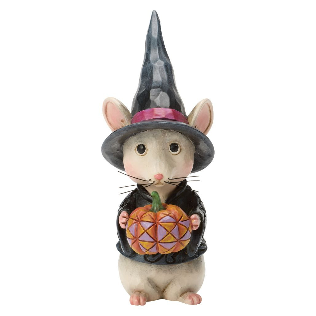 Jim Shore Mouse Witch Mini Figurine | The Christmas Loft