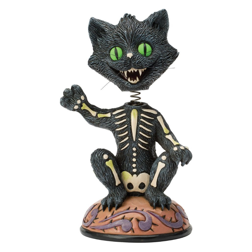 Jim Shore Wicked Whiskers Bobble Head Figurine | The Christmas Loft