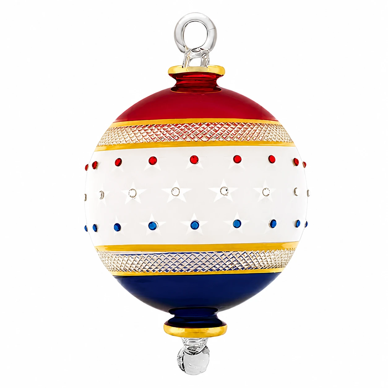 Egyptian Museum American Pride Glass Ball Ornament