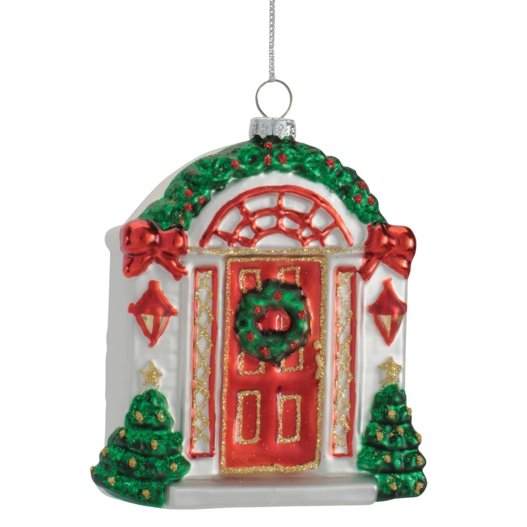 Front Door Glass Ornament