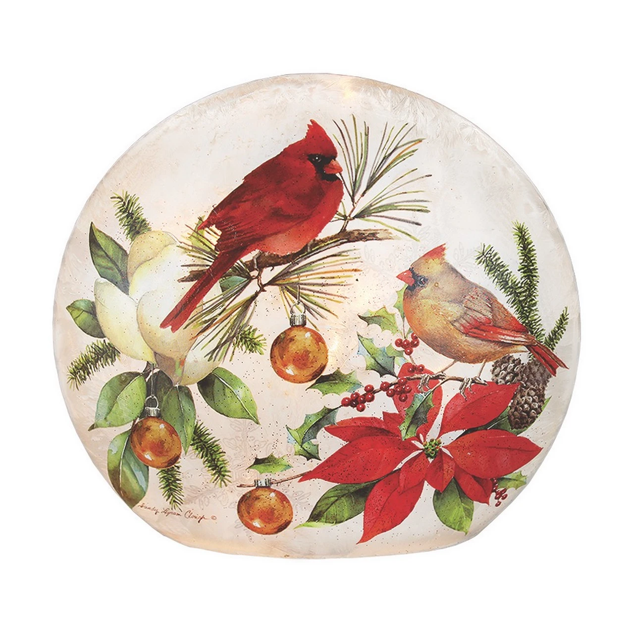 Stony Creek Crimson Serenade LED Lighted Lamp