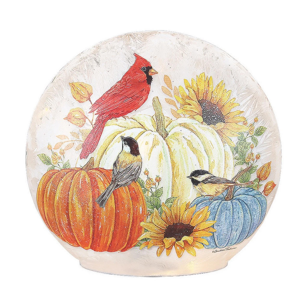 Stony Creek Autumn Pumpkins LED Lighted Lamp