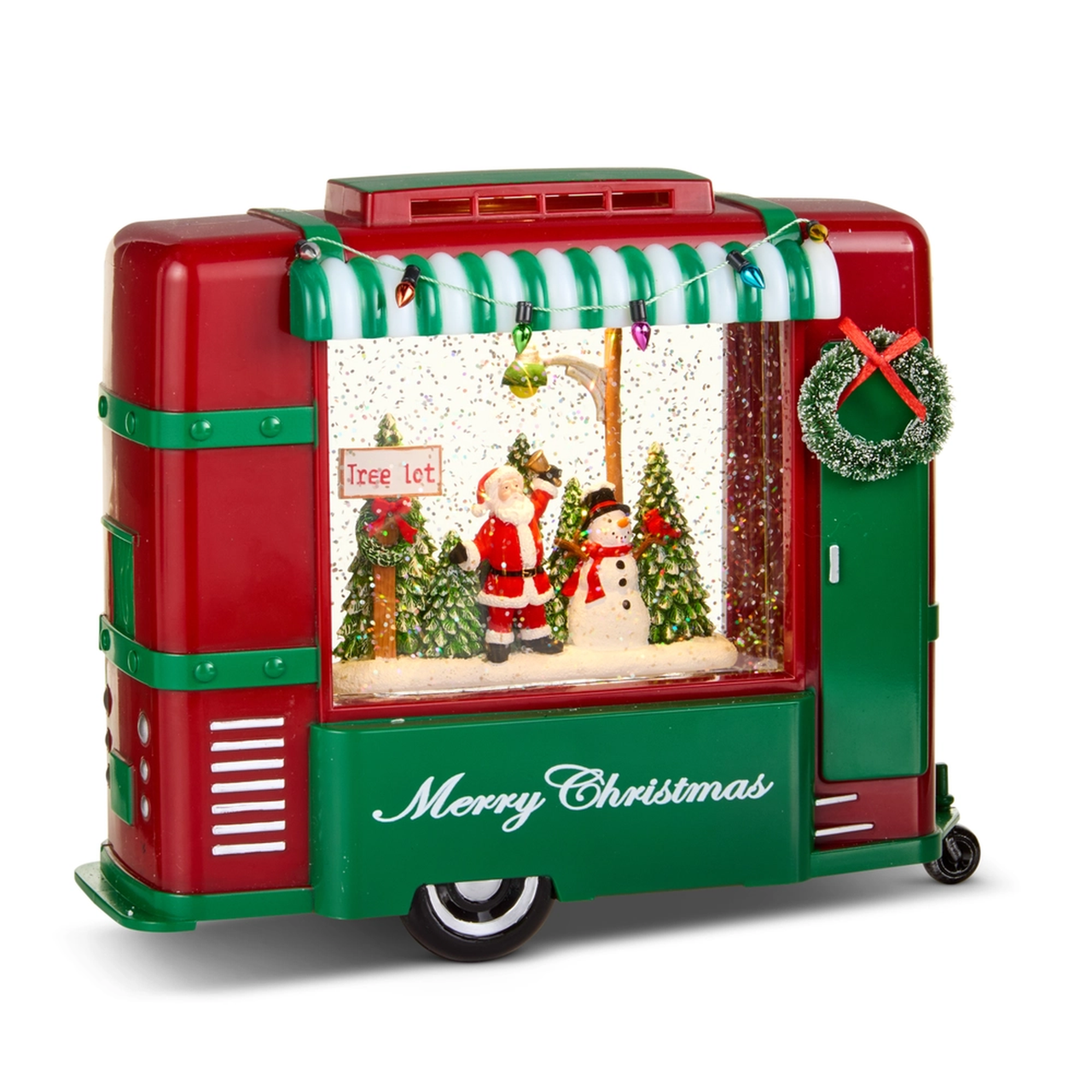 Evergreen Gathering Lighted Water Camper | The Christmas Loft