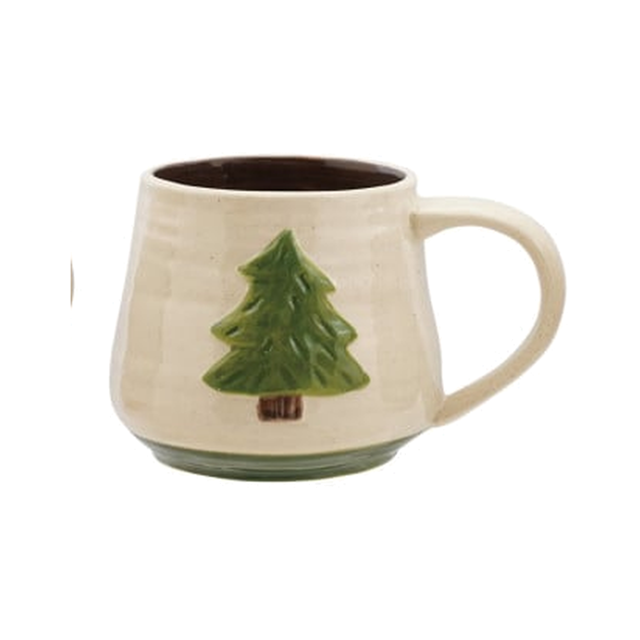 Christmas Tree 14 oz Hand-Painted Stoneware Mug