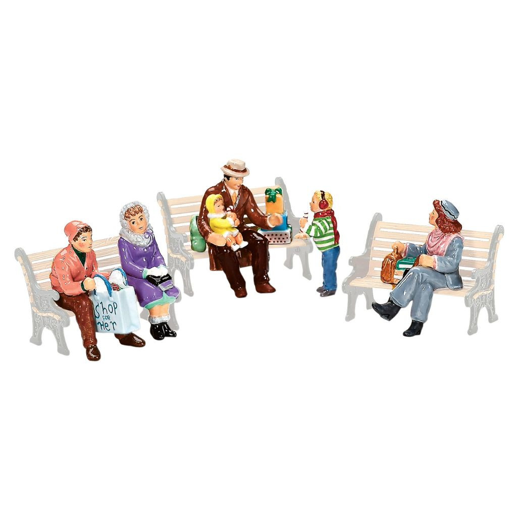 Department 56 Sitting In The Village Accessory Set | The Christmas Loft