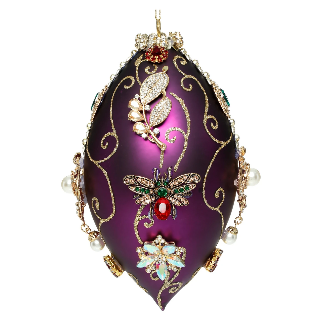 Mark Roberts Kings Jewel Purple Finial Ornament