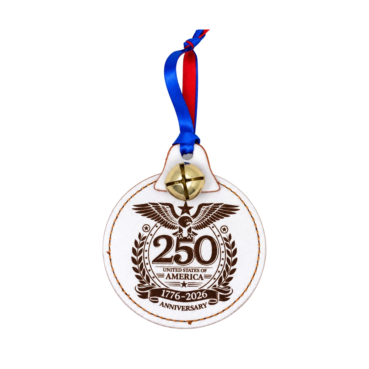 America's 250th Anniversary Eagle Bell Ornament