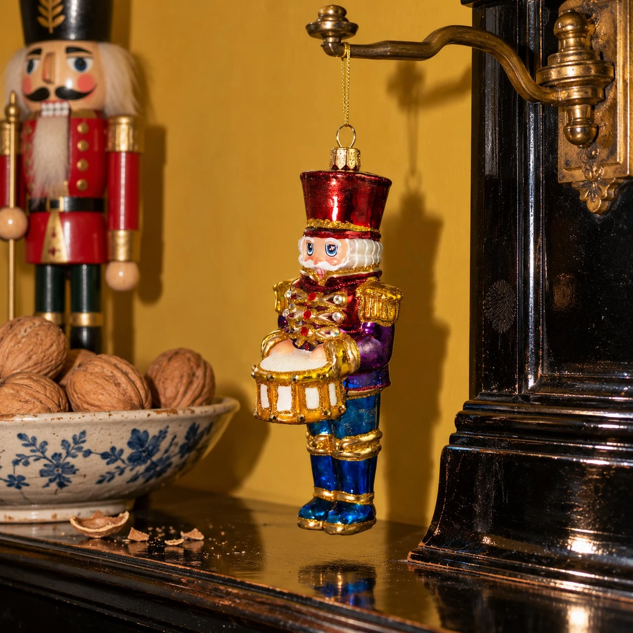 Moroccan Sunset Nutcracker with Drum Ornament
