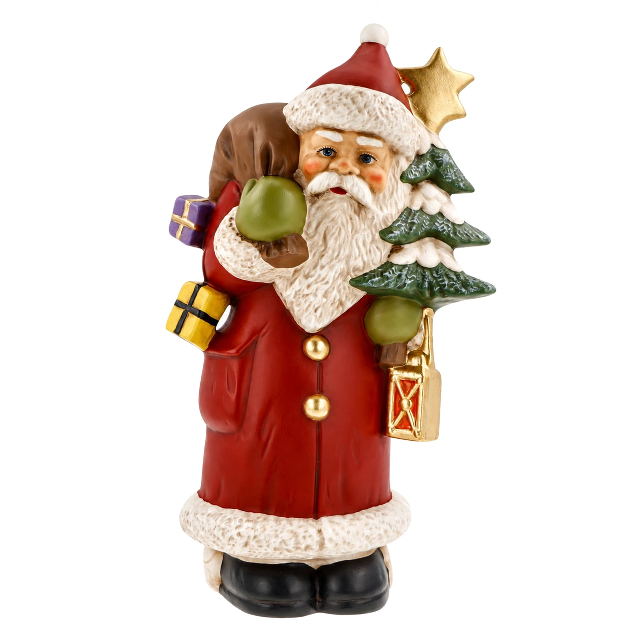 Marolin Santa with Tree and Star Figure