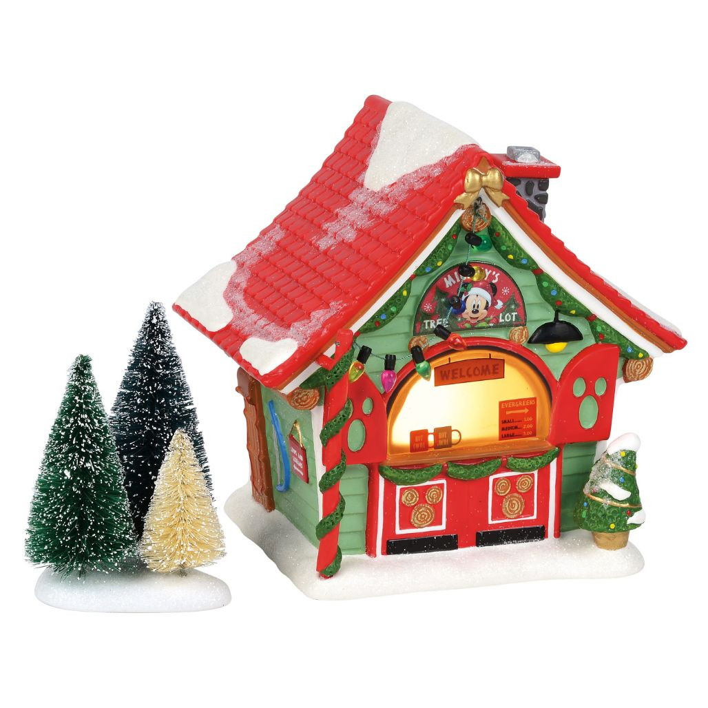 Department 56 Disney Village Mickey's Tree Lot Building