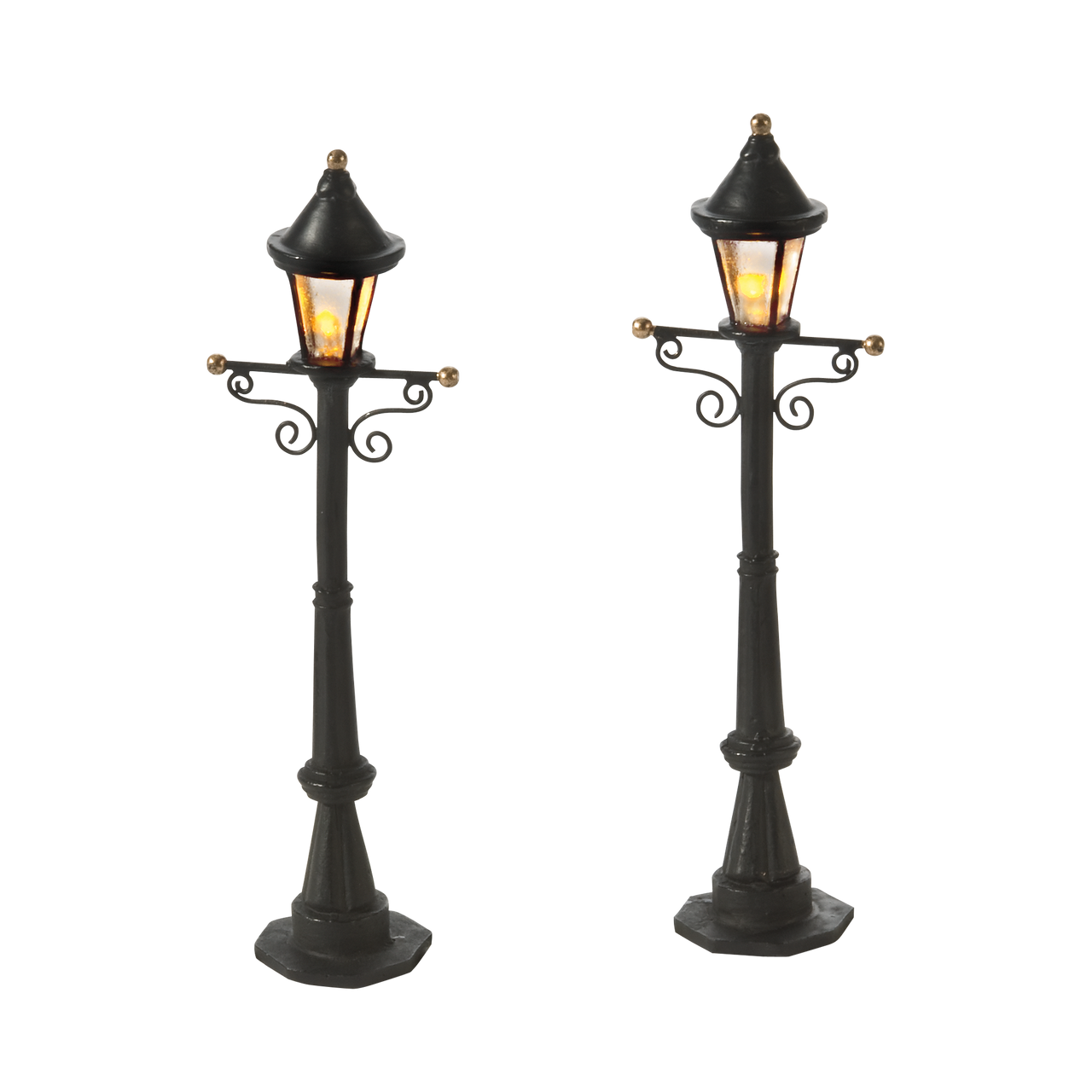 Village streetlight 2 pieces set accessory
