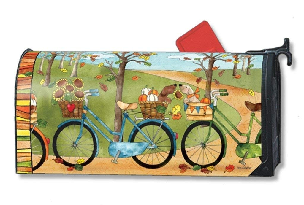 Magnetic Mailbox Cover  with Autumn Scene