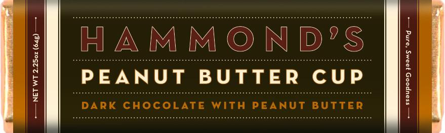 Hammond's - Peanut Butter Cup Dark Chocolate Candy Bar