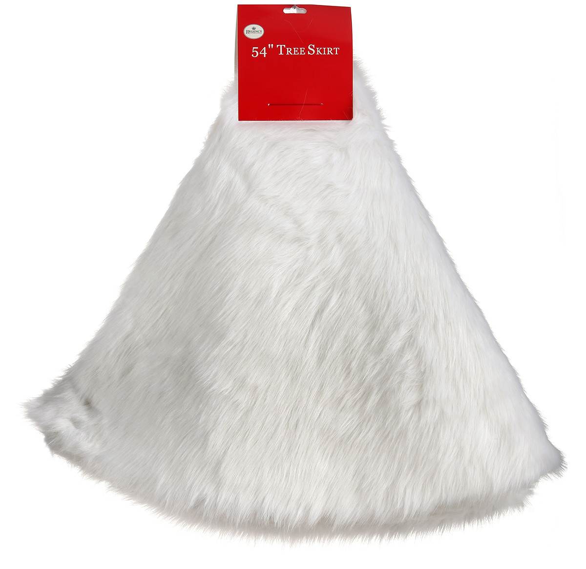 White Snow Faux Fur Tree Skirt