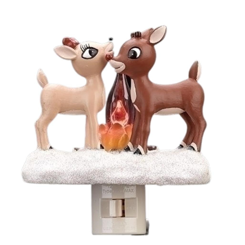 Rudolph & Clarice Flicker Night Light