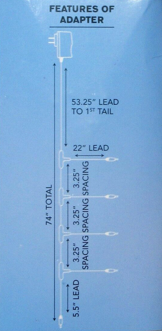 AC/DC 5-Plug Adapter for Amusements