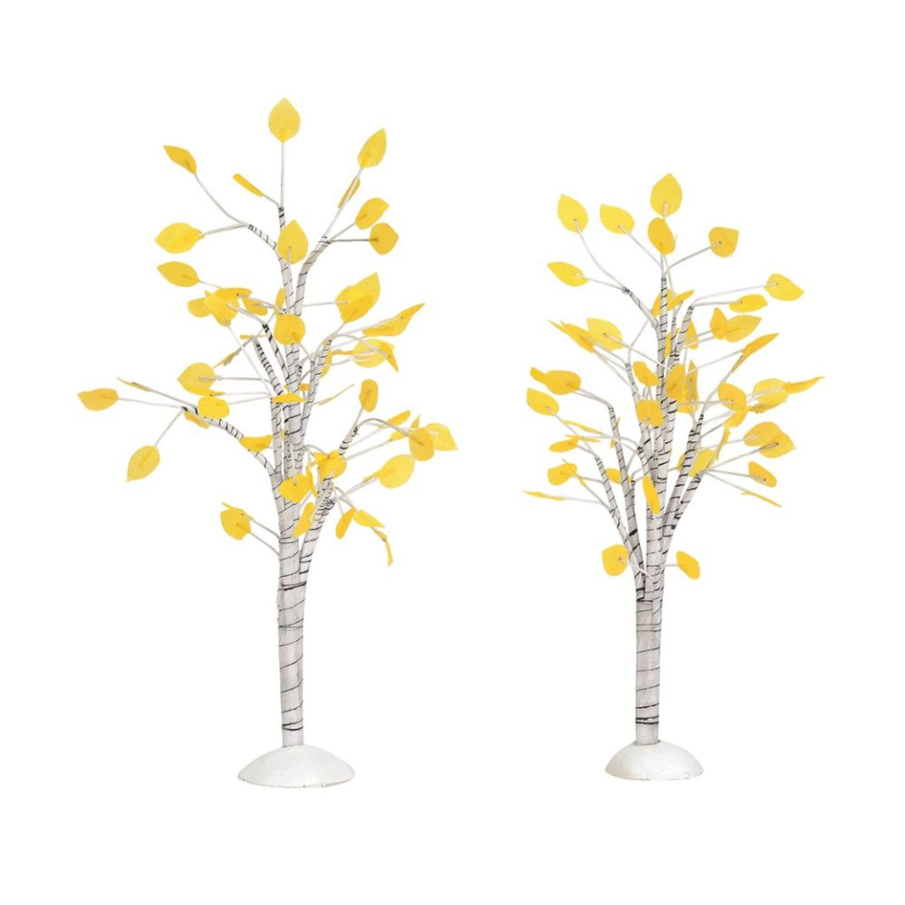Village Accessories Autumn Aspen Trees The Christmas Loft