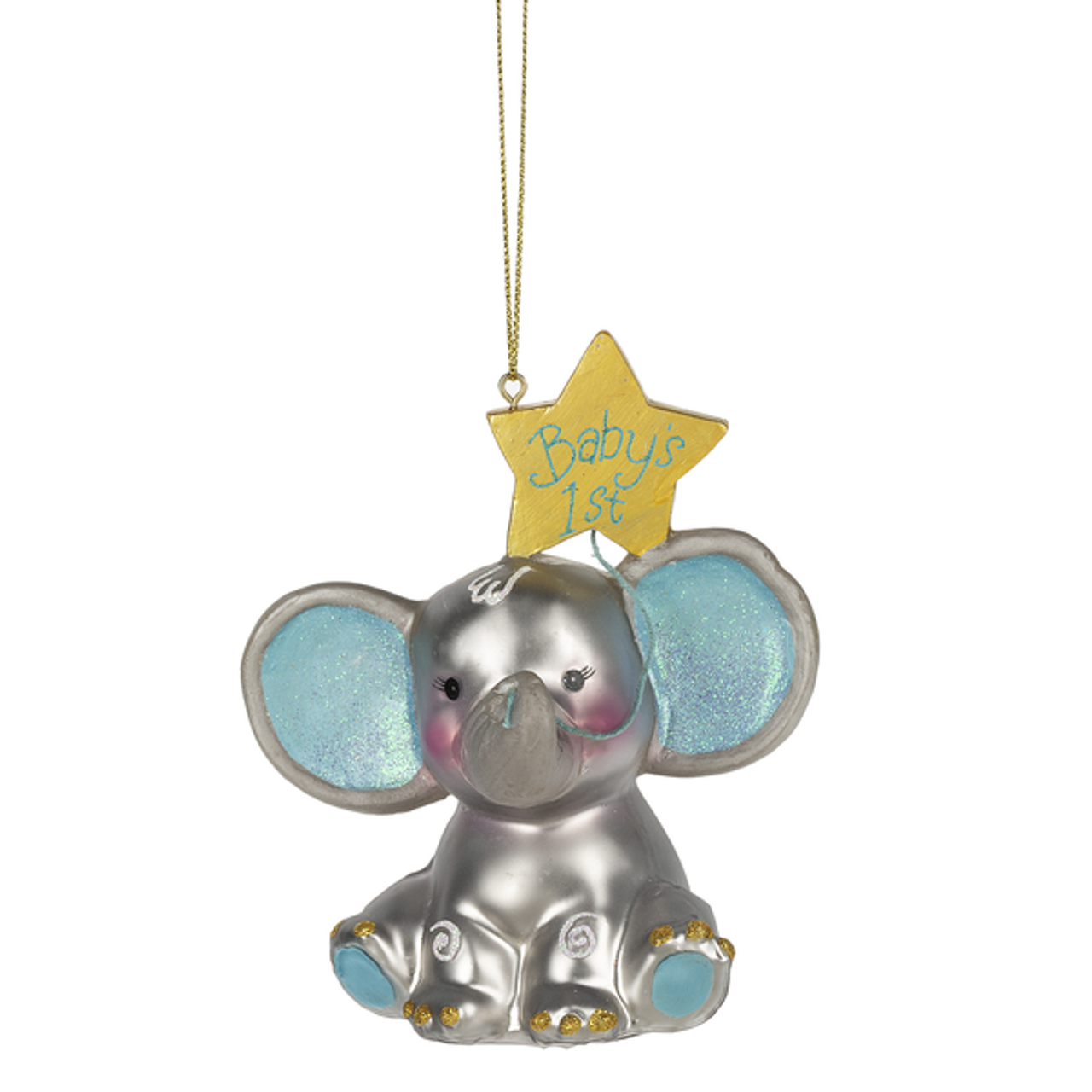 Baby 039 S 1st Elephant Ornament