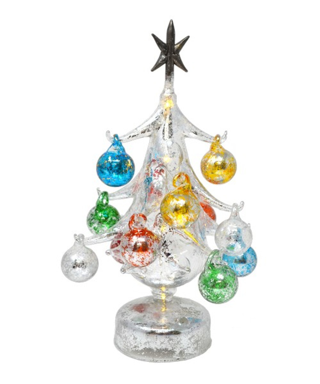 glass tree ornaments