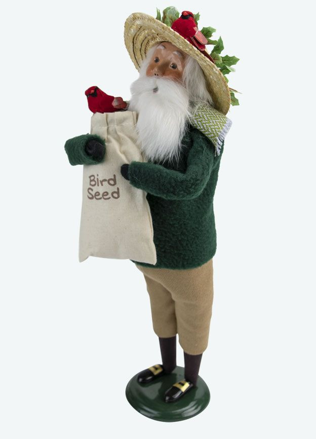 Byers' Choice- Santa w/ Cardinals, Santa Collection Carolers, 13 inch