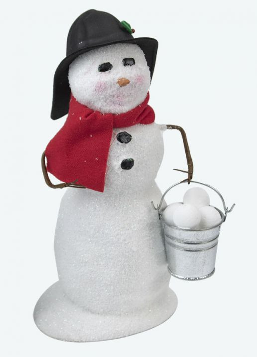 Byers' Choice- Snowman w/ Snowballs, The Snowmen Collection, 9 inch