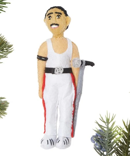 Silk Road Bazaar- Freddie Mercury Ornament, The Ornament Collection, 6.5 inch