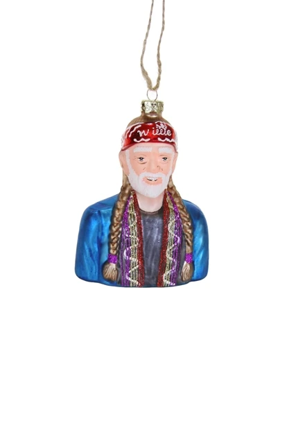 Willie Nelson Ornament | The Christmas Loft #GO-4011