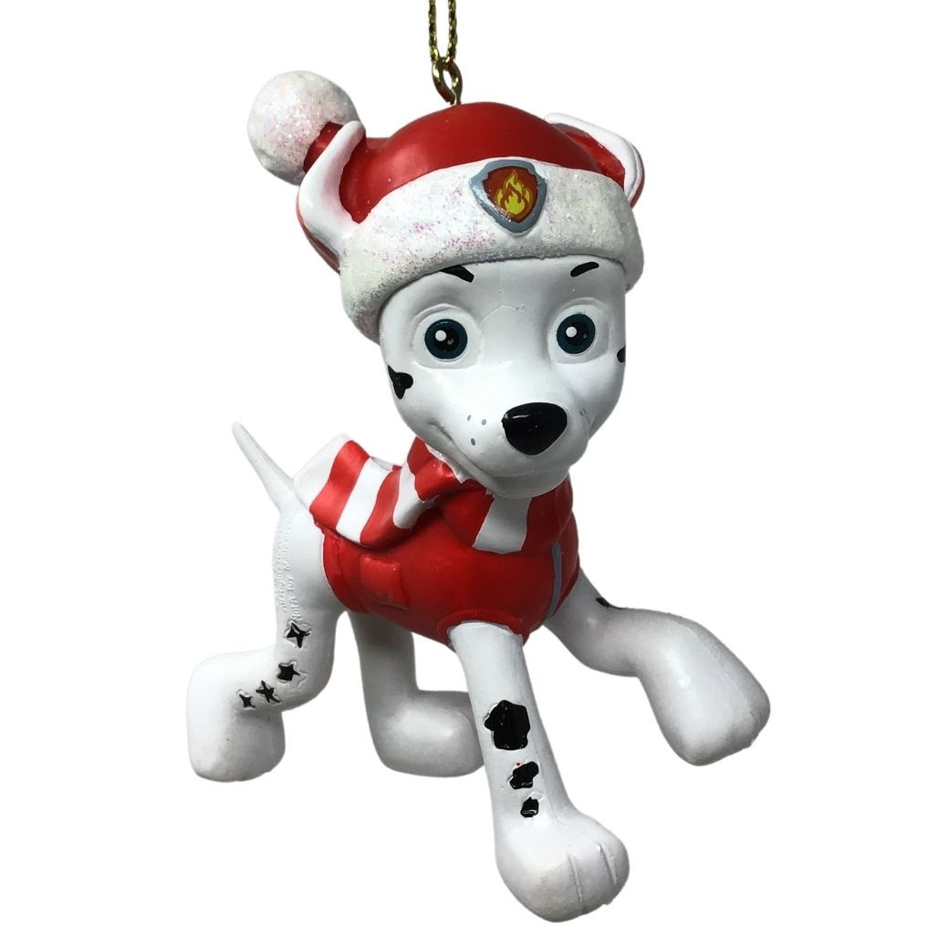 Paw Patrol Marshall With Santa Hat Ornament