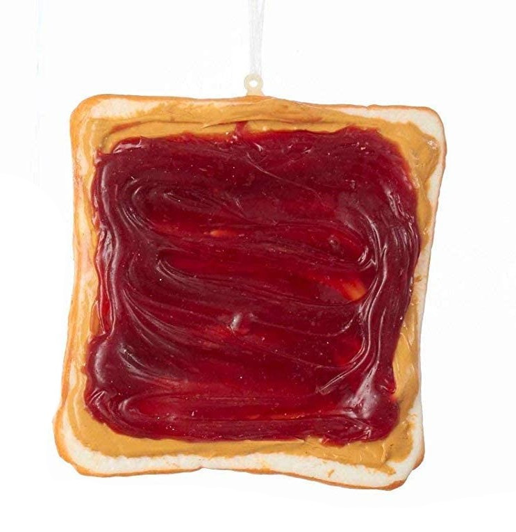 Jelly Sliced Toast Ornament
