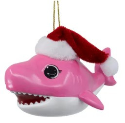 Little Pink Shark Ornament