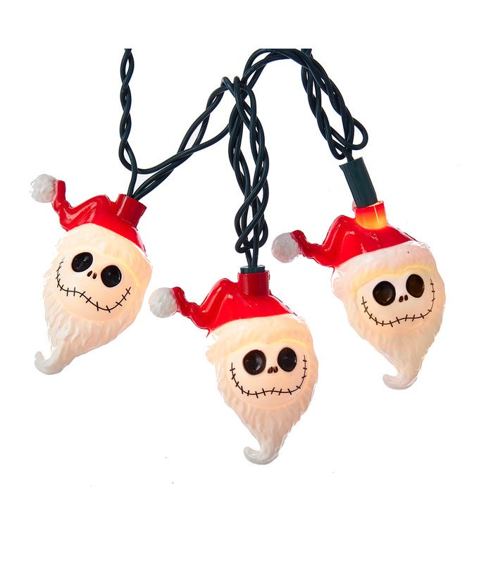 Nightmare Before Christmas Santa Jack Light Set