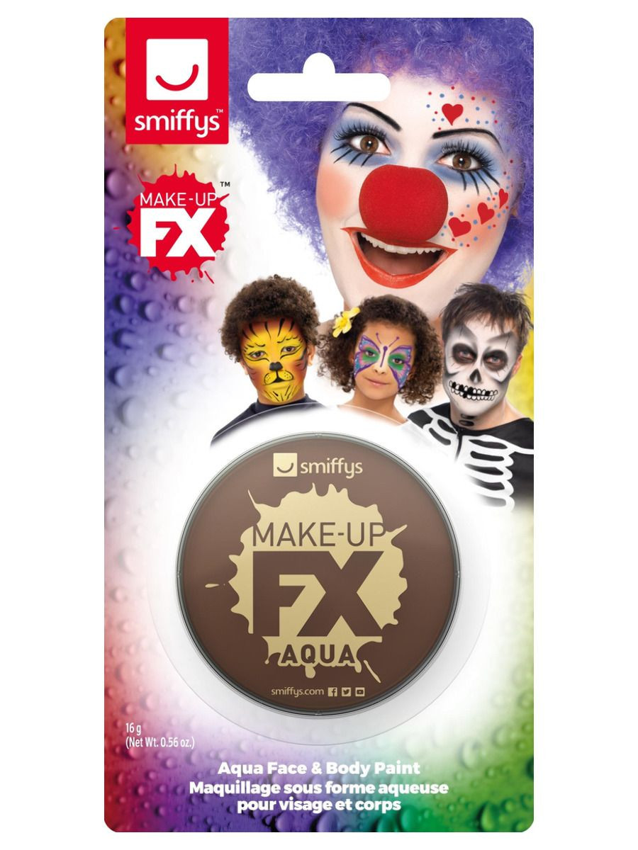 Children's Make-Up FX, on Display Card, Dark Brown