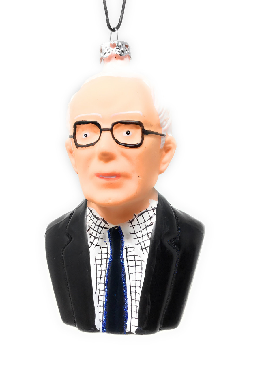 Cody Foster & Co Bernie Sanders Glass Ornament