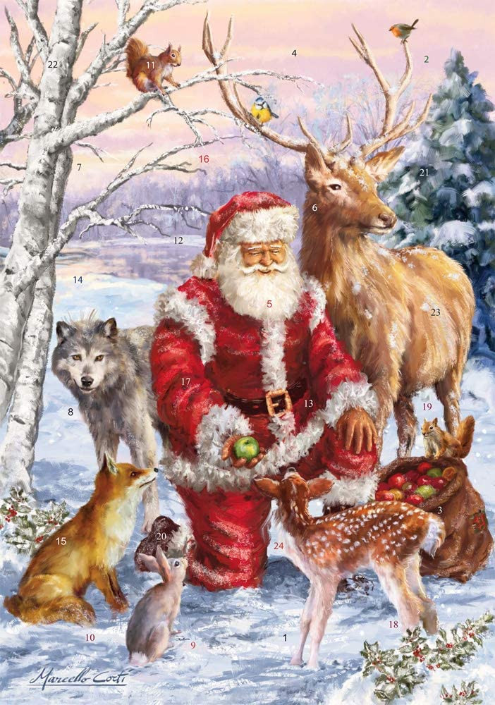 Vermont Christmas Company - Forest Friends Advent Calendar - Item Number - BB898