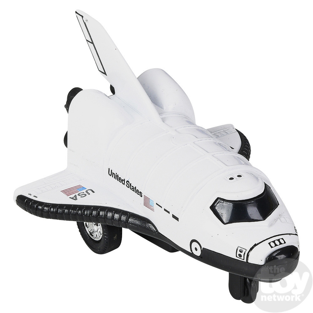 Die-Cast Pull Back Mini Space Shuttle
