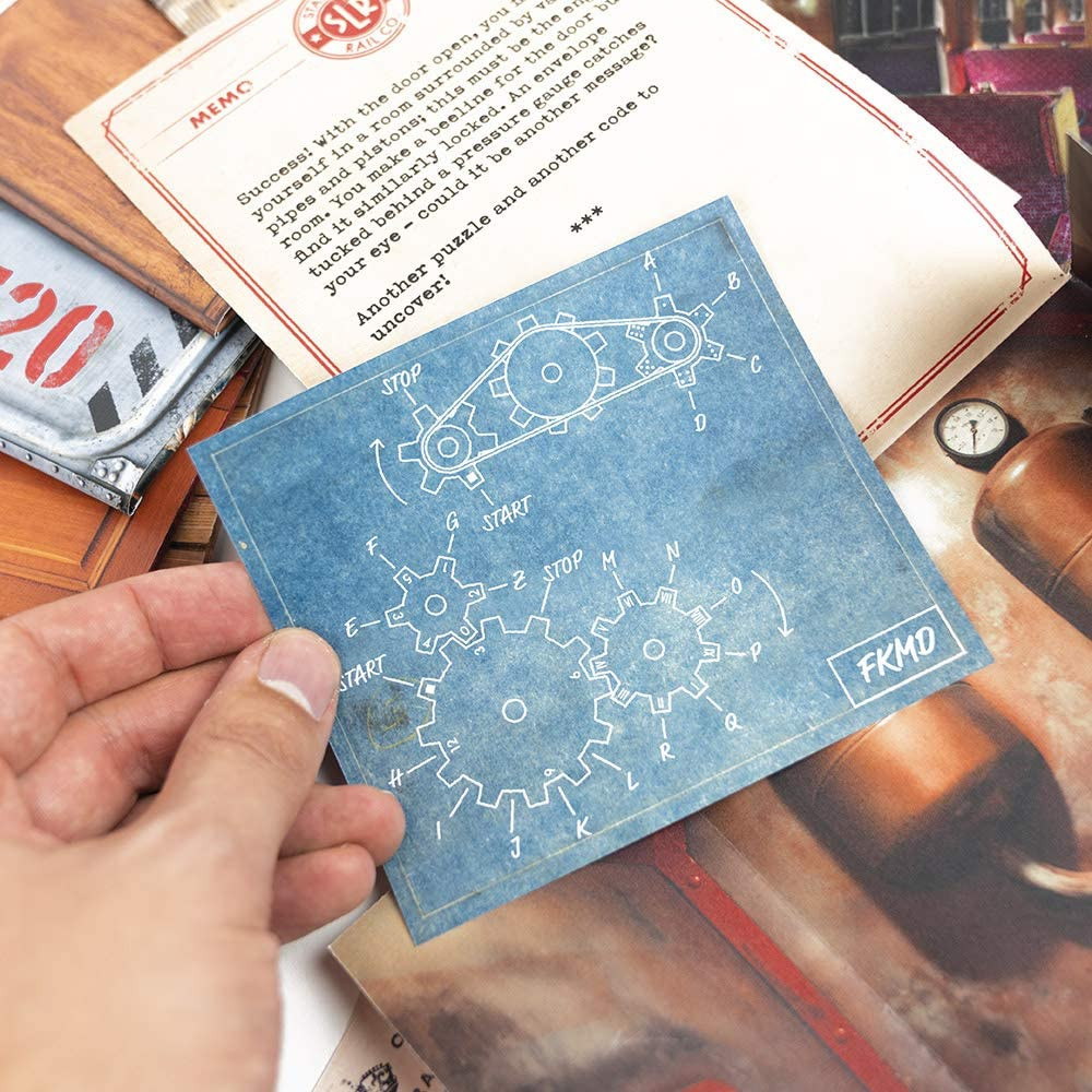 Escape From The Starline Express - Escape Room Game by Professor Puzzle.
