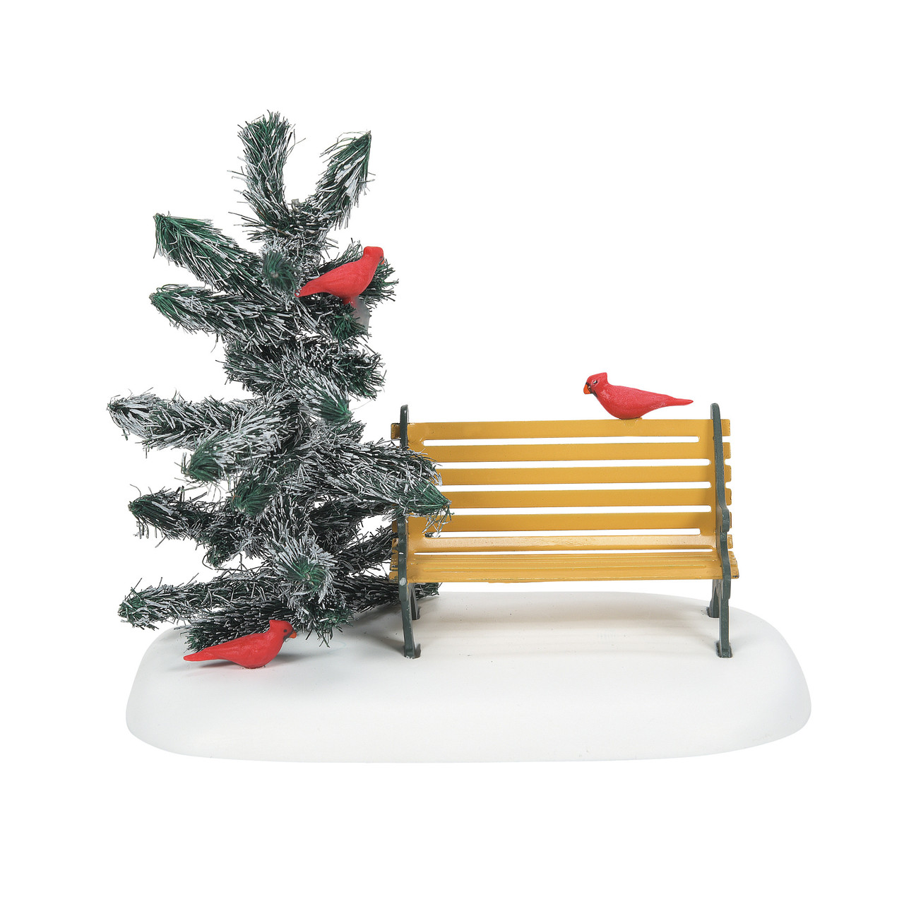 Department 56 - Cardinal Christmas Bench Village Figures
