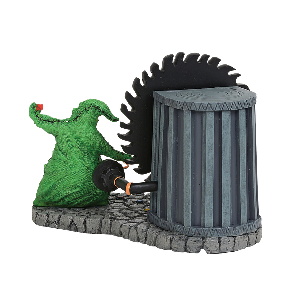 Department 56 - Disney The Nightmare Before Christmas Village Accessories Oogie Boogie Gives a Spin Lit Animated Figurine
