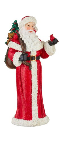 12" Santa with Toy Bag Figurine