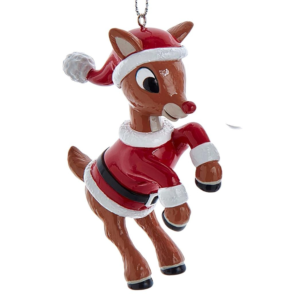 Rudolph in Santa Coat Ornament
